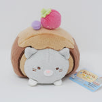 2021 Neko Sibling Grey in Roll Cake Tenori Plush - Sumikkogurashi Collection Sweet Shop Theme - San-X