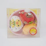 2021 Rilakkuma, Kiiroitori & Chairoikoguma Bento Plush Set -  Rilakkuma Bento Series - San-X