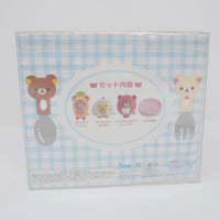 2021 Rilakkuma, Kiiroitori & Chairoikoguma Bento Plush Set -  Rilakkuma Bento Series - San-X