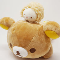 2020 Rilakkuma Lying with Hedgehog Plush - Fruits Rilakkuma Theme - San-X