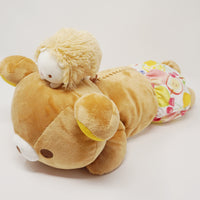 2020 Rilakkuma Lying with Hedgehog Plush - Fruits Rilakkuma Theme - San-X