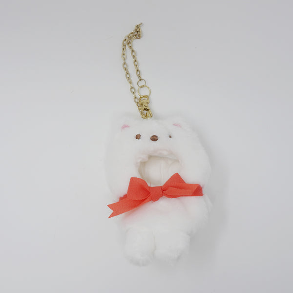 (No Tags) 2019 Shirokuma Kigurumi Outfit for Tenori Plush Plush Keychain - Sumikkogurashi Collection