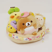 2020 Rilakkuma, Kiiroitori, Hedgehog and Kuma Bee Plush Set - Fruits Rilakkuma Theme - San-X