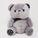 Medium Kumax Bear Plush 10" - "Elegy" Grey - Yell Japan