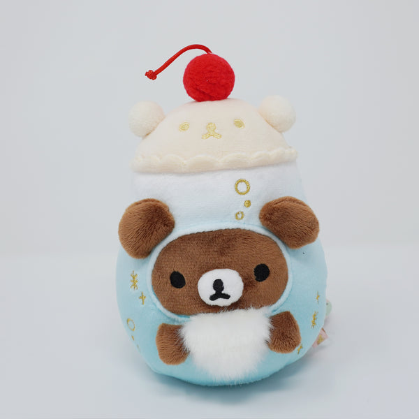 2022 Chairoikoguma Melon Soda Plush - Rilakkuma Retro Sweets Series - San-X