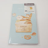 SET Yeast Ken  Memo Pad, Sticker Flakes & Planner Calendar Book 2021 Bread Bag Design - Kamio Japan