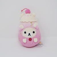 2022 Korilakkuma Strawberry Milk Plush - Rilakkuma Retro Sweets Series - San-X