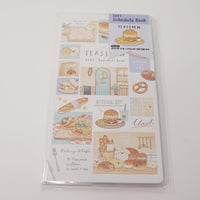 SET Yeast Ken Memo Pad, Sticker Flakes & Planner Calendar Book 2021 Cafe Design - Kamio Japan