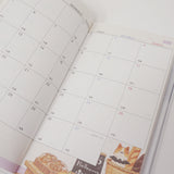 SET Yeast Ken Memo Pad, Sticker Flakes & Planner Calendar Book 2021 Cafe Design - Kamio Japan