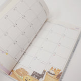 SET Yeast Ken  Memo Pad, Sticker Flakes & Planner Calendar Book 2021 Bread Bag Design - Kamio Japan