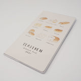 SET Yeast Ken Memo Pad, Sticker Flakes & Planner Calendar Book 2021 Bread Variety Design - Kamio Japan