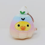 2022 Kiiroitori Rainbow Bavarian Creme Plush Keychain - Rilakkuma Retro Sweets Series - San-X