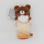 2021 Spring Roll Chairoikoguma Plush Keychain - Chinese Food Series Rilakkuma - San-X