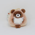 2021 Yaki Onigiri Chairoikoguma Plush Keychain - Rilakkuma