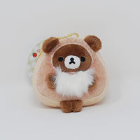2021 Yaki Onigiri Chairoikoguma Plush Keychain - Rilakkuma