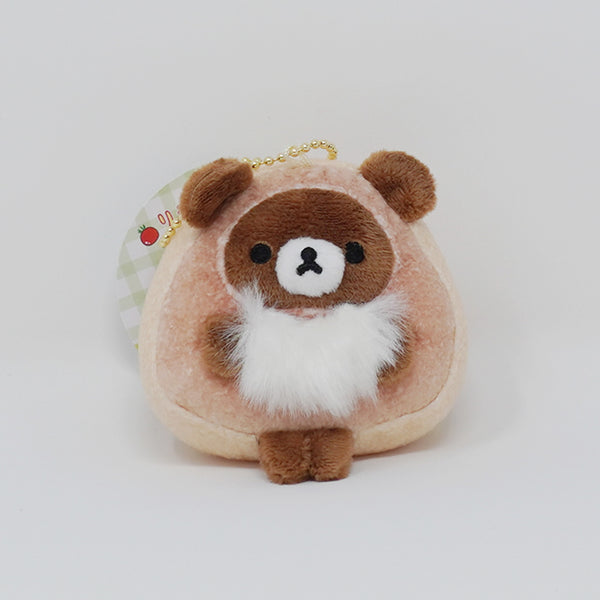 2021 Yaki Onigiri Chairoikoguma Plush Keychain - Rilakkuma