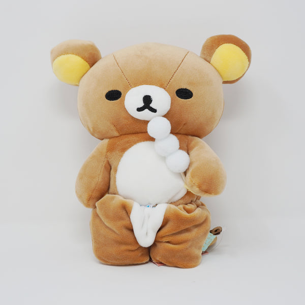 2021 Rilakkuma Plump Mochi Plush with Dango - Beside You Rilakkuma San-X