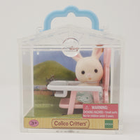 Mini Bunny Carry Case Friends High Chair Hopscotch Rabbit - Calico Critters