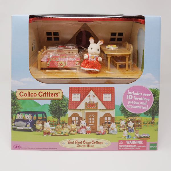Red Roof Cozy Cottage Starter Home Set Calico Critters – Mary Bear