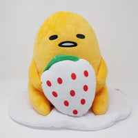2021 White Strawberry Gudetama Prize Plush - Sanrio Furyu