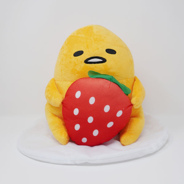 2021 Red Strawberry Gudetama Prize Plush - Sanrio Furyu