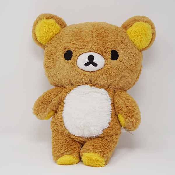 (No Tags) Rilakkuma Standing Medium Fluffy Long Pile Plush - San-X