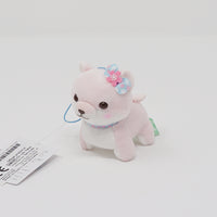 Amuse Mameshiba Plush Keychain - Sakura Color