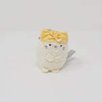 Neko with Orange Bow Plush Keychain - Sumikkogurashi San-X Blind Box