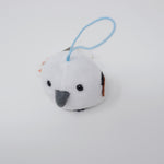 White Bird Puchimaru Mini Plush Keychain - Amuse