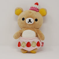 (No Tag) 2011 Rilakkuma Cake Outfit Plush - Rilakkuma Sweets - San-X