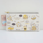 rilakkuma deli flat zipper pouch front