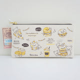 rilakkuma deli flat zipper pouch front
