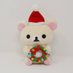 2007 Korilakkuma with Wreath Prize Plush - Rilakkuma Christmas - San-X