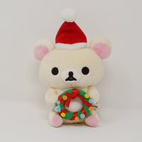 2007 Korilakkuma with Wreath Prize Plush - Rilakkuma Christmas - San-X