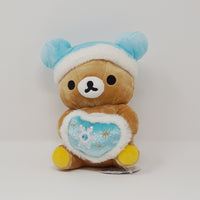 2008 Blue Snow Crystal Rilakkuma Plush - Rilakkuma Lawson Limited - San-X