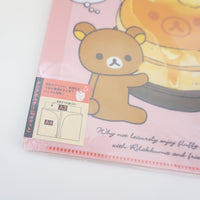 closeup rilakkuma pancake folder