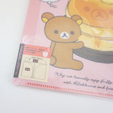 closeup rilakkuma pancake folder