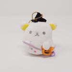 Rilakkuma Ghost Plush Keychain - Halloween Rilakkuma