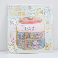 drop seal bit stickers with sumikko gurashi character designs