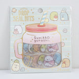 drop seal bit stickers with sumikko gurashi character designs