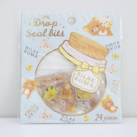 Rilakkuma Drop Seal Stickers