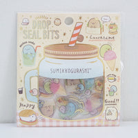 drop seal bit stickers with sumikko gurashi deli and food designs