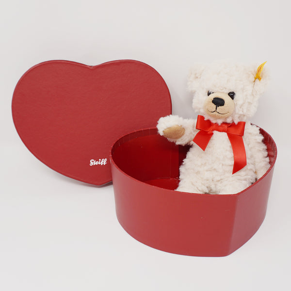 Sweetheart Teddy Bear in Heart Box - Steiff Valentine's