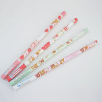set of strawberry pencils from san-x