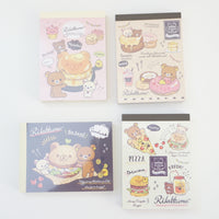 deli mini memo pads with pancakes burgers donuts pizza