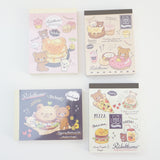 deli mini memo pads with pancakes burgers donuts pizza
