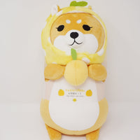 Limited Shiba Zukin Napping Pillow - Yuzu Scented Plush - Honyaradoh Japan