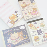 inside deli mini memo pads with pancakes burgers donuts pizza