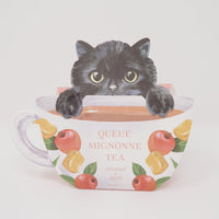 Kitty Tea Cup Design - Caramel & Apple Flavor Tea - CHARLEY Queue Mignonne Tea Japan