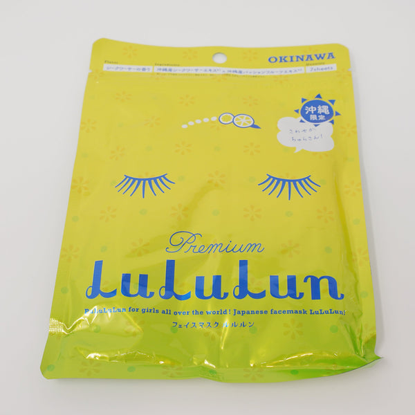Citrus Depressa 7 Sheet Face Mask Pack - Okinawa Shikuwasa Limited Lululun Premium Japan